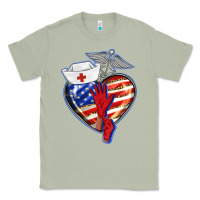Matcha patriotic nurse love Classic Tee - BarkalooDesign