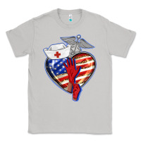 Moon Dust patriotic nurse love Classic Tee - BarkalooDesign