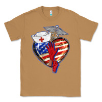 Toasted Coconut patriotic nurse love Classic Tee - BarkalooDesign