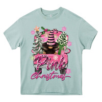 Arona Pink Christmas Truck Gnome Heavy Core Tee - FaDigitalArtStudio