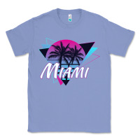 Colony Blue miami beach souvenir vintage 80s Classic Tee - linhVisuals