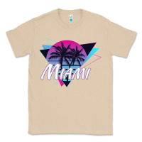 Mushroom miami beach souvenir vintage 80s Classic Tee - linhVisuals