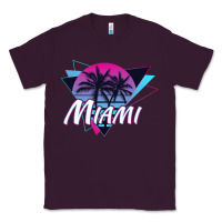 Plum miami beach souvenir vintage 80s Classic Tee - linhVisuals