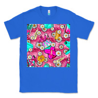 Hairstylist Coffee Cups And Daisy With Leopard Seamless Pattern Bbs Classic Tee | Teevron