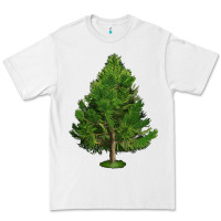 White White Pine Tree Illustrations Premium Tee - LillyAllenDesigns