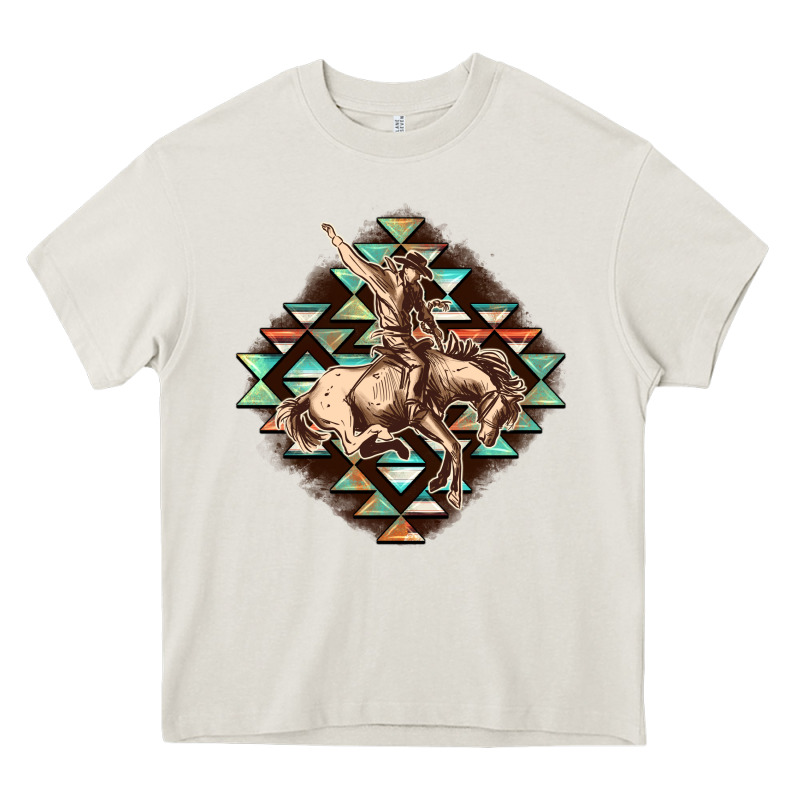 Aztec Symbol Rodeo Heavy Core Tee by FaDigitalArtStudio | Teevron