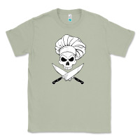 Matcha chef skull and crossbones knives halloween Classic Tee - linhVisuals