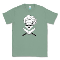 Sage chef skull and crossbones knives halloween Classic Tee - linhVisuals