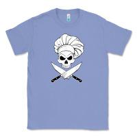 Colony Blue chef skull and crossbones knives halloween Classic Tee - linhVisuals