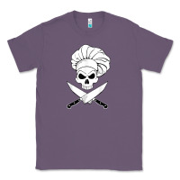Lavender chef skull and crossbones knives halloween Classic Tee - linhVisuals