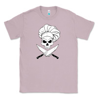 Lilac chef skull and crossbones knives halloween Classic Tee - linhVisuals