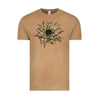 Vintage Camel sun   fill purple sunflower Vintage Tee - LillyAllenDesigns