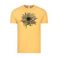 Vintage Mustard sun   fill purple sunflower Vintage Tee - LillyAllenDesigns