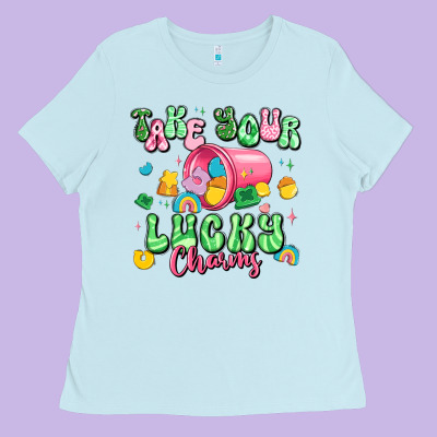 Take Your Lucky Charms St Patricks Ladies Tee Designed By Artiststas