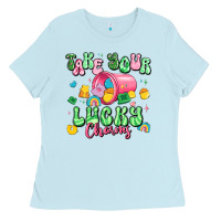 Baby Blue take your lucky charms st patricks Ladies Tee - Artiststas