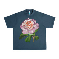 Midnight Navy belinda's blush rose Urban Heavy Tee - LillyAllenDesigns