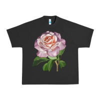 Pigment Black belinda's blush rose Urban Heavy Tee - LillyAllenDesigns