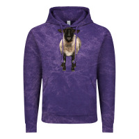 Cloud Purple suffolk ewe front Vintage Hoodie - BarkalooDesign