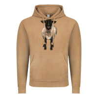 Suffolk Ewe Front Vintage Hoodie | Teevron