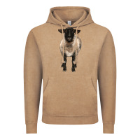 Vintage Coffee suffolk ewe front Vintage Hoodie - BarkalooDesign