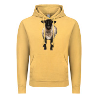 Vintage Mustard suffolk ewe front Vintage Hoodie - BarkalooDesign