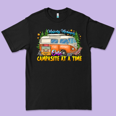 Making Memories Campsites Time Premium Tee Designed By Cowhidedigitalart