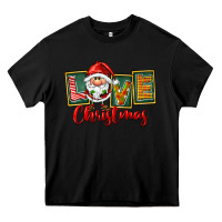 Black Love Christmas Gnome Santa Heavy Core Tee - FaDigitalArtStudio
