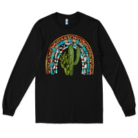 Black revize cactus gemstone rainbow Long Sleeve Tee - Artiststas