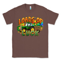 Chestnut Loads of luck with tractor St. Patricks Day Classic Tee - FaDigitalArtStudio