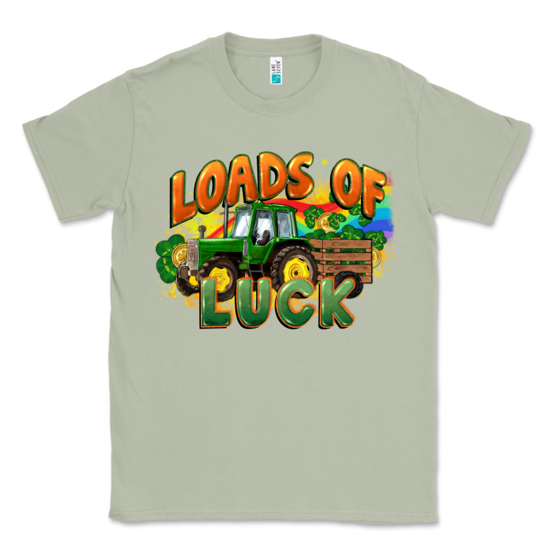 Loads Of Luck With Tractor St. Patricks Day Classic Tee by FaDigitalArtStudio | Teevron