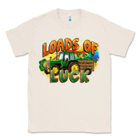 Natural Loads of luck with tractor St. Patricks Day Classic Tee - FaDigitalArtStudio