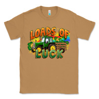 Toasted Coconut Loads of luck with tractor St. Patricks Day Classic Tee - FaDigitalArtStudio