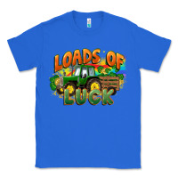 True Royal Loads of luck with tractor St. Patricks Day Classic Tee - FaDigitalArtStudio