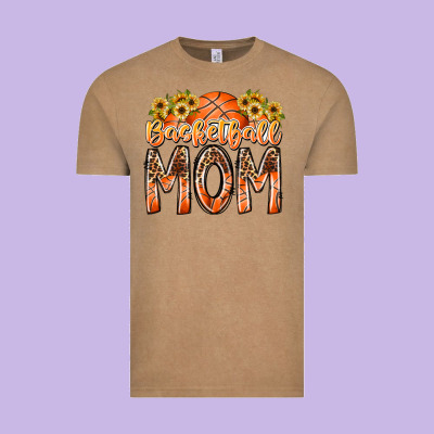Basketball Mom Vintage Tee Designed By Racoondesign