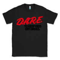 Black d.a.r.e Classic Tee - linhVisuals