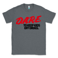 Charcoal Heather d.a.r.e Classic Tee - linhVisuals