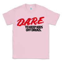 Bubblegum Pink d.a.r.e Classic Tee - linhVisuals
