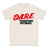 Natural d.a.r.e Classic Tee - linhVisuals