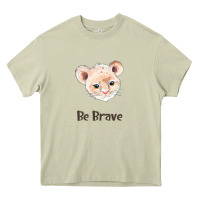 Mossy lion cute animals Heavy Core Tee - RanaPortraitStore