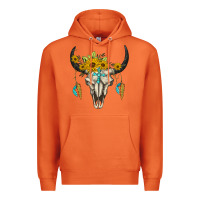 Carrot bull skull western Premium Hoodie - BarkalooDesign