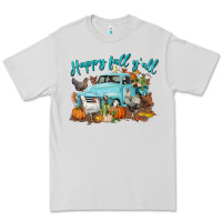 Dove Grey Happy Fall Y'all Premium Tee - LillyAllenDesigns