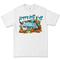 White Happy Fall Y'all Premium Tee - LillyAllenDesigns