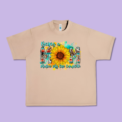 Being A Mom Makes My Life Complete Urban Heavy Tee Designed By Racoondesign
