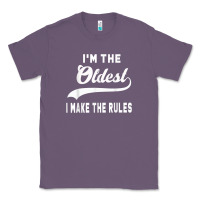 Lavender im the oldest i make the rules siblings family Classic Tee - linhVisuals