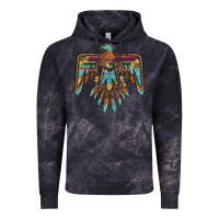 Cloud Black thunderbird with sunflowers Vintage Hoodie - BarkalooDesign