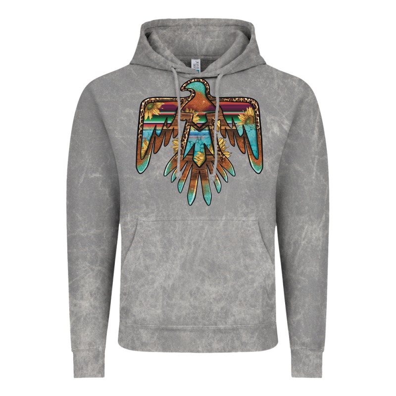Thunderbird With Sunflowers Vintage Hoodie by BarkalooDesign | Teevron