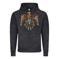 Vintage Black thunderbird with sunflowers Vintage Hoodie - BarkalooDesign