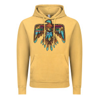 Vintage Mustard thunderbird with sunflowers Vintage Hoodie - BarkalooDesign