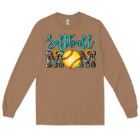 Toasted Coconut western leopard  sunflowers glitter mom softball Long Sleeve Tee - Artiststas