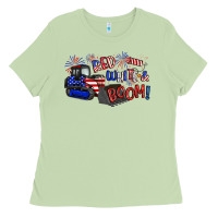 Matcha red white and boom Ladies Tee - Artiststas
